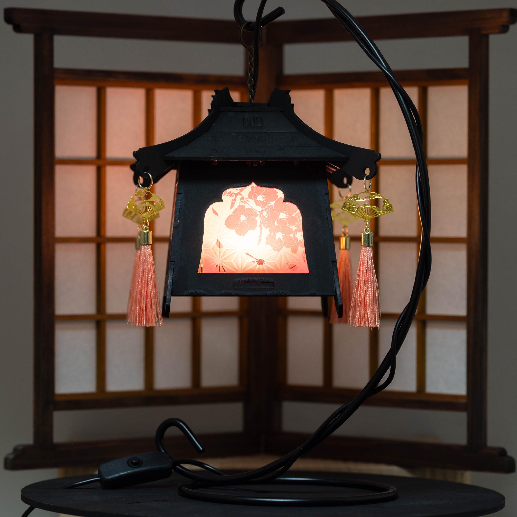 吊り下げ灯篭「桜」 | 2枚目