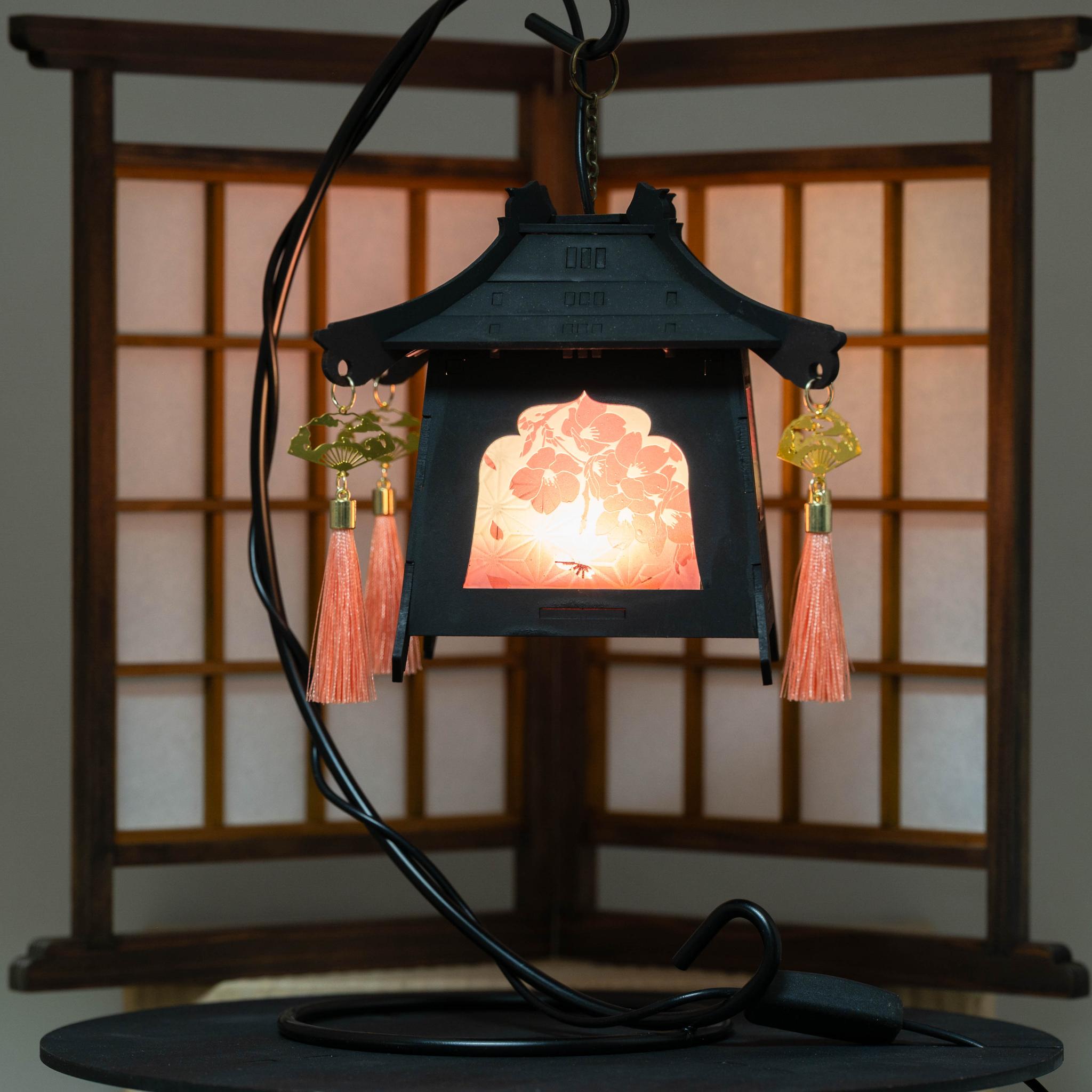 吊り下げ灯篭「桜」 | 3枚目